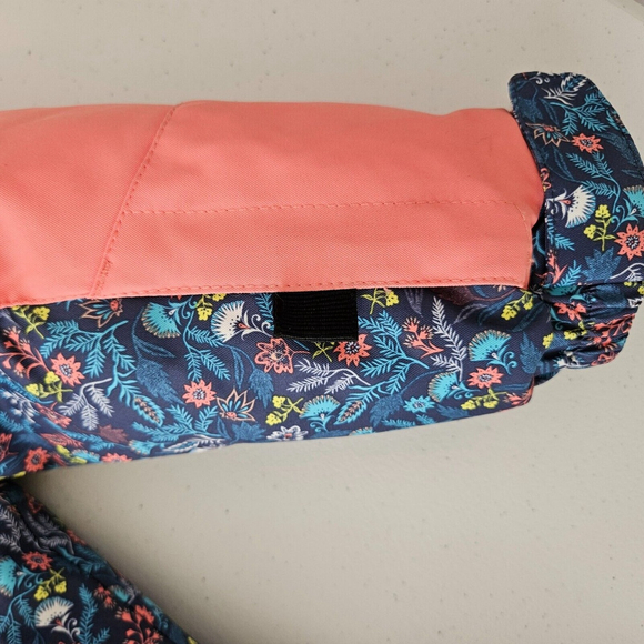 Roxy Toddler Snowsuit Paradise Jumpsuit Grow Technology Fur Collar Blue Pink 2T - Picture 12 of 16